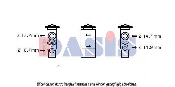 AKS DASIS 840170N Розширювальний клапан, кондиціонер