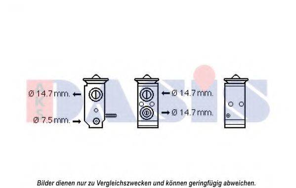 AKS DASIS 840197N Розширювальний клапан, кондиціонер