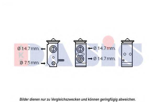 AKS DASIS 840204N Розширювальний клапан, кондиціонер