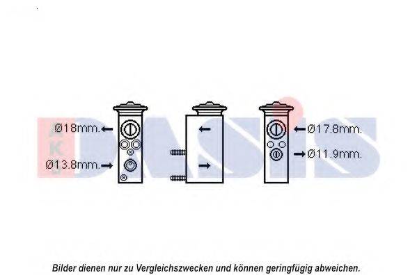 AKS DASIS 840207N Розширювальний клапан, кондиціонер