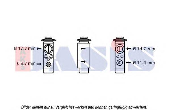 AKS DASIS 840215N Розширювальний клапан, кондиціонер