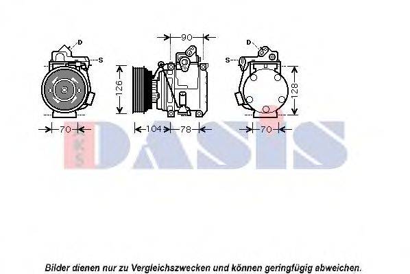 AKS DASIS 850693N Компресор, кондиціонер