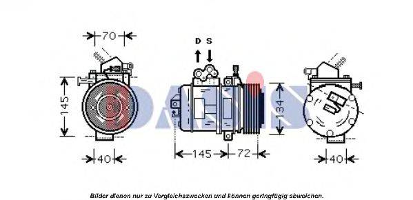 AKS DASIS 850954T Компресор, кондиціонер