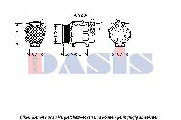 AKS DASIS 851430N Компресор, кондиціонер