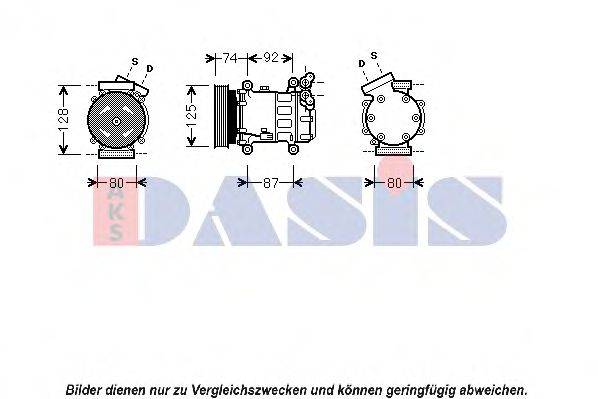 AKS DASIS 851609N Компресор, кондиціонер