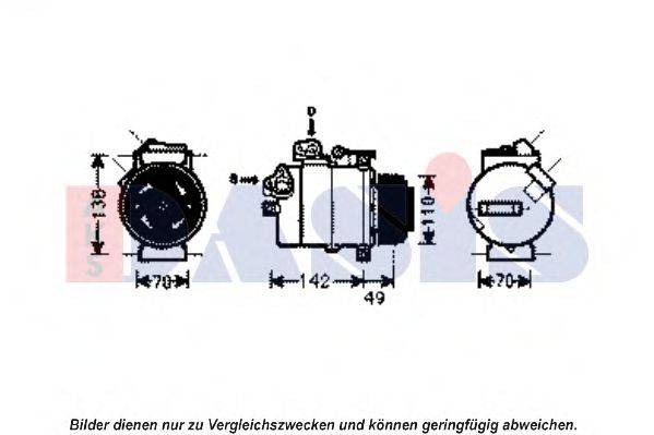 AKS DASIS 851910N Компресор, кондиціонер