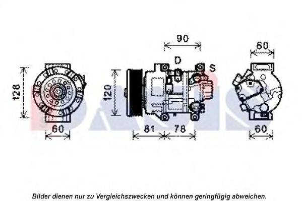 AKS DASIS 851986N Компресор, кондиціонер