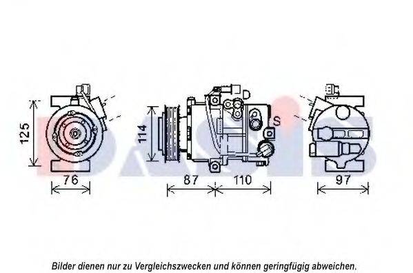 AKS DASIS 852573N Компресор, кондиціонер