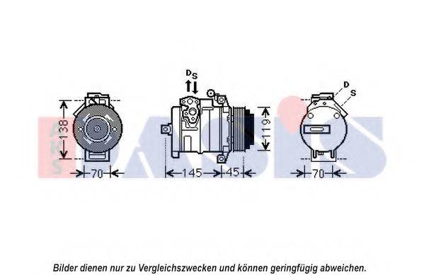 AKS DASIS 852582N Компресор, кондиціонер