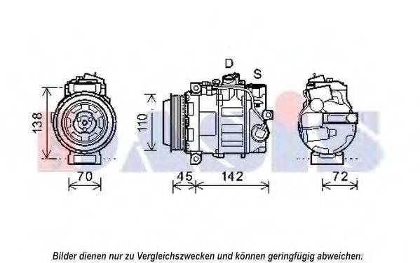 AKS DASIS 852596N Компресор, кондиціонер