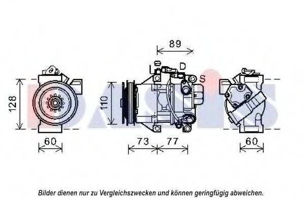 AKS DASIS 852631N Компресор, кондиціонер