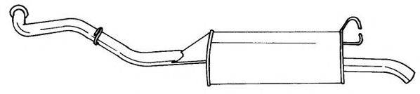 AKS DASIS SG50667 Глушник вихлопних газів кінцевий