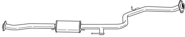 AKS DASIS SG34415 Середній глушник вихлопних газів