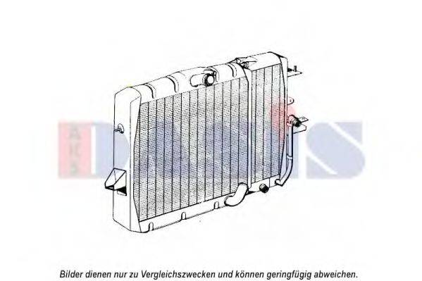 AKS DASIS 120107N Радіатор, охолодження двигуна