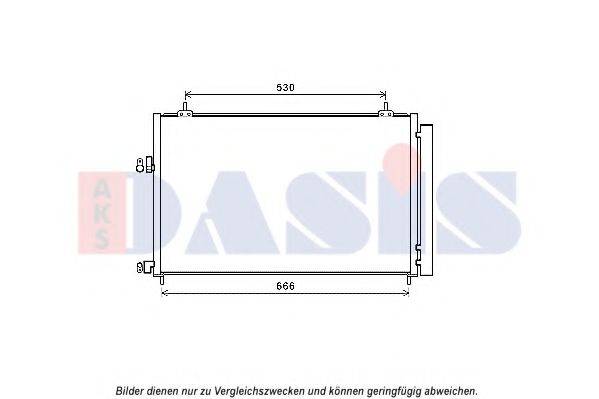 AKS DASIS 212098N Конденсатор, кондиціонер