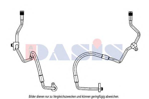 AKS DASIS 885812N Трубопровід високого тиску, кондиціонер