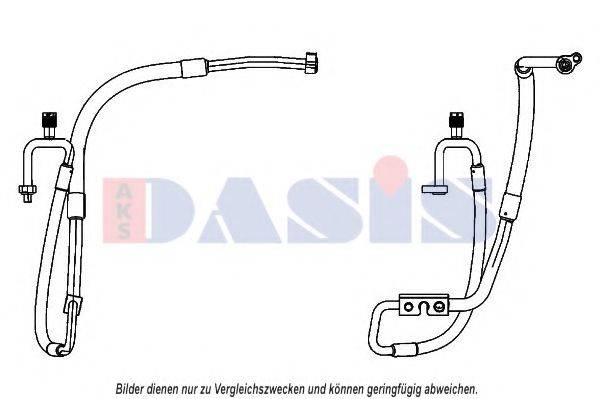 AKS DASIS 885877N Трубопровід високого/низкого тиску, кондиціонер