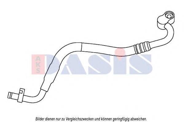 AKS DASIS 885890N Трубопровід високого тиску, кондиціонер