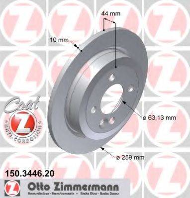 ZIMMERMANN 150344620 гальмівний диск