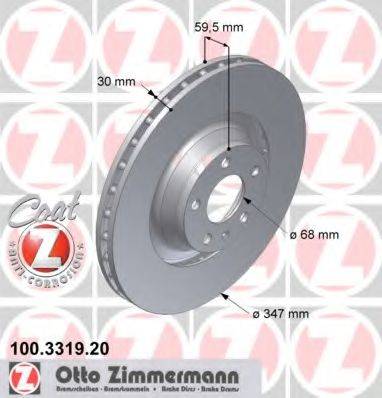 ZIMMERMANN 100331920 гальмівний диск