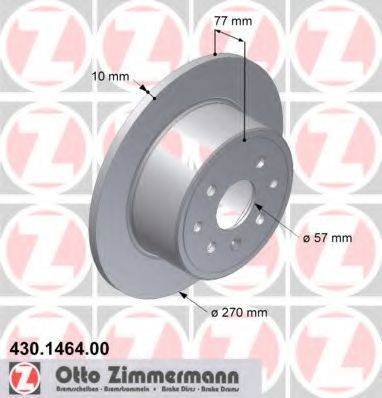 ZIMMERMANN 430146400 гальмівний диск