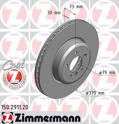 ZIMMERMANN 150291120 гальмівний диск