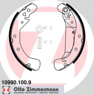 ZIMMERMANN 109901009 Комплект гальмівних колодок