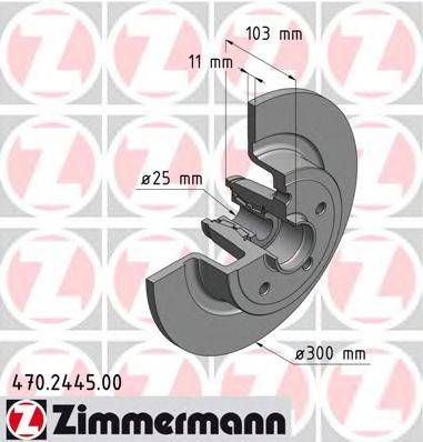 ZIMMERMANN 470244500 гальмівний диск