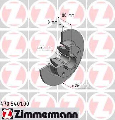 ZIMMERMANN 470540100 гальмівний диск