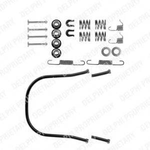 DELPHI LY1051 Комплектуючі, гальмівна колодка