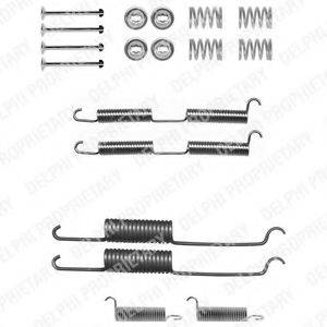 DELPHI LY1124 Комплектуючі, гальмівна колодка