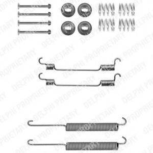 DELPHI LY1302 Комплектуючі, гальмівна колодка