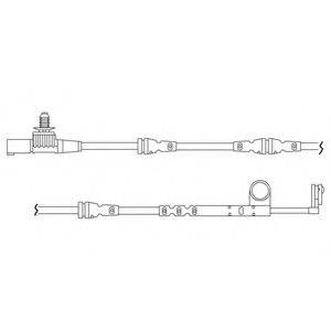 DELPHI LZ0197 Контрольний контакт, контроль шару гальмівних колодок