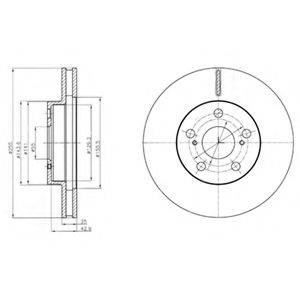 DELPHI BG4290 гальмівний диск