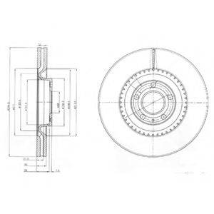 DELPHI BG9003 гальмівний диск