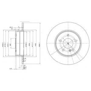 DELPHI BG3239C гальмівний диск