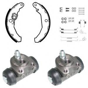 DELPHI KP735 Комплект гальмівних колодок