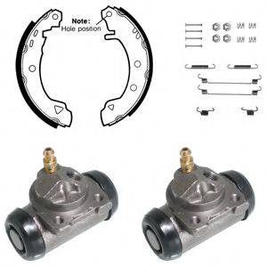 DELPHI KP771 Комплект гальмівних колодок