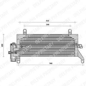 DELPHI TSP0225004 Конденсатор, кондиціонер