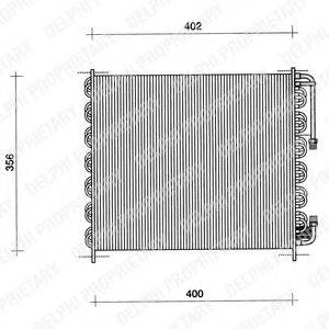 DELPHI TSP0225009 Конденсатор, кондиціонер