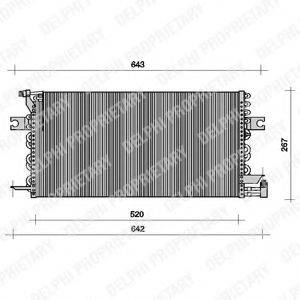 DELPHI TSP0225096 Конденсатор, кондиціонер