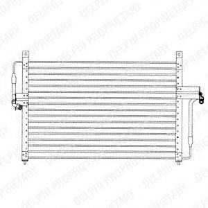 DELPHI TSP0225197 Конденсатор, кондиціонер