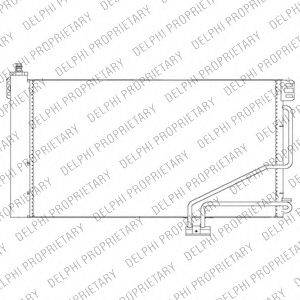 DELPHI TSP0225678 Конденсатор, кондиціонер