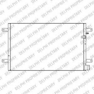 DELPHI TSP0225680 Конденсатор, кондиціонер