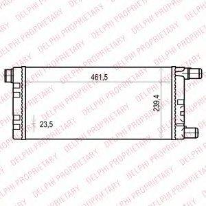 DELPHI TSP0524015 Радіатор, охолодження двигуна