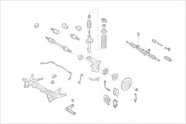 DELPHI FORD12441F Підвіска колеса