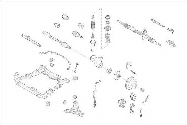 DELPHI FORD05824F Підвіска колеса