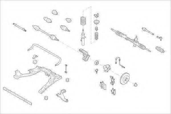 DELPHI FORD15482F Підвіска колеса