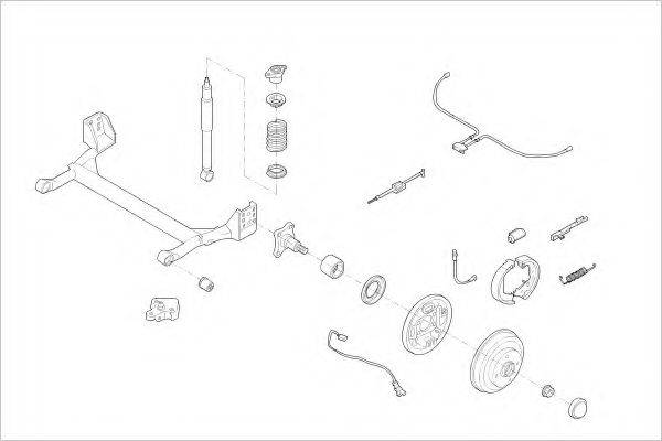 DELPHI FORD16338R Підвіска колеса