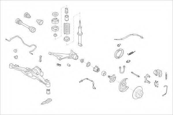 DELPHI BMW00243R Підвіска колеса